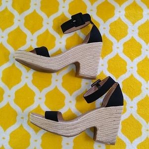 🟢Chinese Laundry Blk Espadrille sandals sz 9